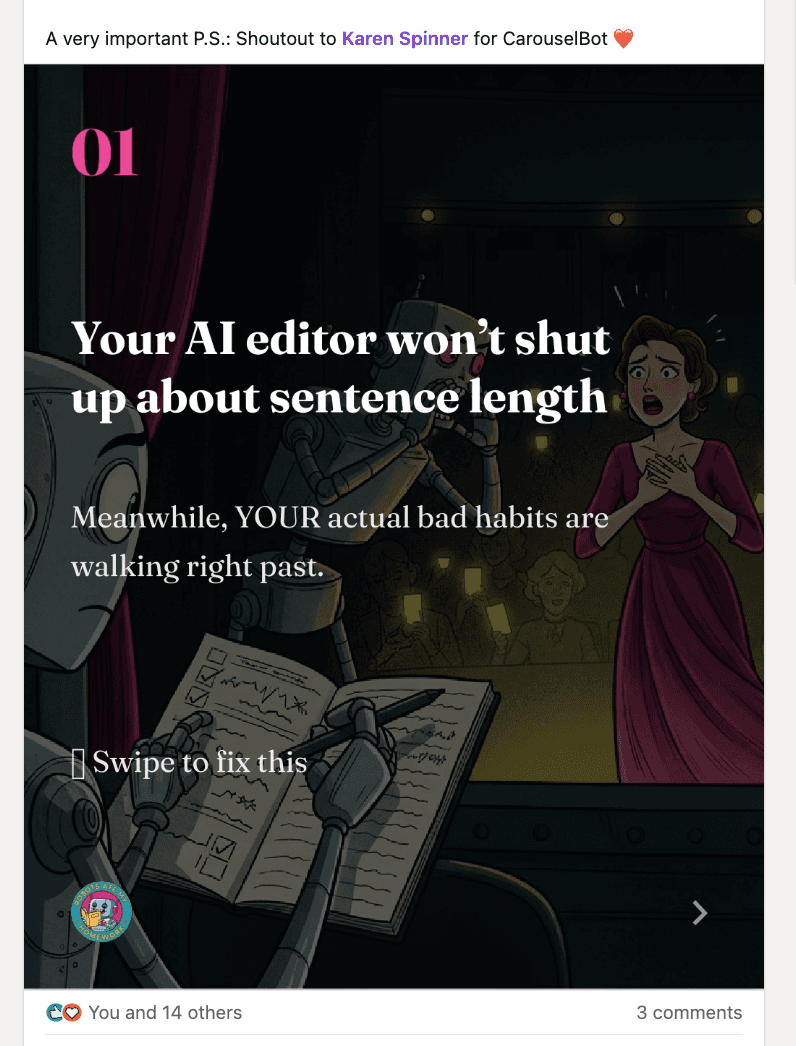 Carousel created with CarouselBot